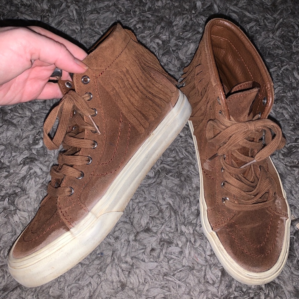 Women’s Vans Sk8-Hi Brown Moc Shoes